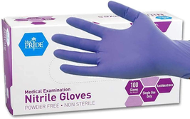 Medpride Powder-Free Nitrile Exam Gloves (Small (Pack of 100)) - $14.77