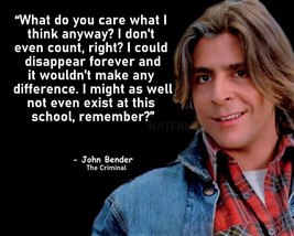 John Bender Breakfast Club Movie Quote Not Even Exist Publicity Photo All Sizes - £3.87 GBP+