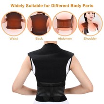 Magnetic Heat Therapy Self-heating Vest Waist Back Pain Relief Lumbar Su... - £15.81 GBP