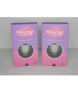 2 Boxes Diva Cup Reusable Menstrual Cups Model 1 New Sealed (Z) - £19.30 GBP