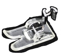 Presser Foot Hinged Satin Low Shank Transparent Plastic 5616 - $134.02 MXN