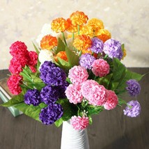 1 Bunch Wedding Artificial Silk Hydrangea Posy Flower Bouquet Home Party... - £7.18 GBP