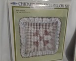 Chicken Scratch Pillow Kit - Vintage - 14&quot; x 14&quot; DS11 Crystal, Brown Gin... - $13.58
