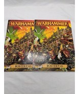 Lot Of (2) Warhammer English Roster Sheet Pads Games Workshop - $30.02 CAD