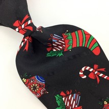 Yule Tie Greetings Usa Candy Cane Gifts Christmas Men&#39;s Necktie Tie #XO-115 New - £13.37 GBP