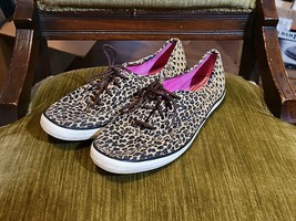 Keds Leopard Print Womens Size 6.5  Shoes WF51887M Euc Sneakers - £15.67 GBP