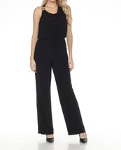 Joseph Ribkoff cowl neck blouson jumpsuit Black - $142.00