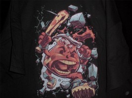 TeeFury Kool-Aid XXXL &quot;Not Kool&quot; Kool-Aid Man on a Rampage Parody Shirt BLACK - £13.37 GBP