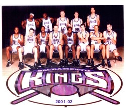 2001-02 Sacramento Kings 8X10 Team Photo Basketball Picture Nba - £3.97 GBP
