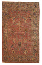 Hand made antique Indian Loristan rug 5.8&#39; x 8.8&#39; ( 176cm x 268cm ) 1880s 1B143 - £6,442.80 GBP