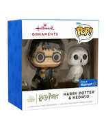 HALLMARK 3HCM2316 FUNKO POP! HARRY POTTER &amp; HEDWIG RESIN XMAS ORNAMENT -... - $18.98