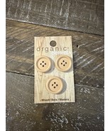 Organic Elements Buttons 3 Piece 13/16” - $11.76