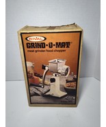 Vintage RIVAL GRIND O MAT 303 Countertop Manual Meat Grinder Vegetable C... - €16,96 EUR