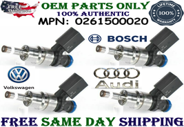 #0261500020 GENUINE Bosch 4 PIECES (4x) Fuel Injectors for 2008 Audi S3 ... - £157.80 GBP