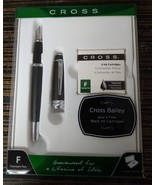 CROSS &quot;BAILEY&quot; BLACK PEN WITH 6 FREE INK CARTRIDGES MODEL: AT0456H-11MS/... - $20.44 CAD