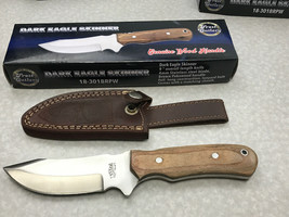 Frost Cutlery 18-301BRPW Dark Eagle Skinner Knife Full Tang Stainless Hunting V4 - £19.46 GBP