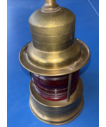 Antique Lamp Brass COPPER LANTERN Nautical Ship Boat  11’ - $120.44 CAD