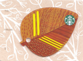 Starbucks 2014 Mini Leaves #2 Collectible Gift Card New No Value - £2.35 GBP