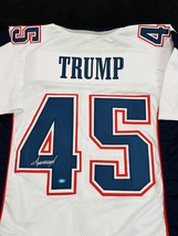 Donald Trump Signed United States 45th President Football Jersey COA - £471.36 GBP