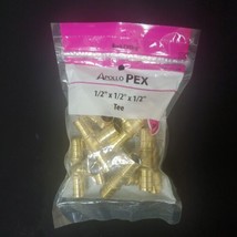 10 Pack Apollo PEX 1/2&quot;X1/2&quot;1/2&quot; Brass Tee APXT1210PK 1001-405-300 - £15.90 GBP