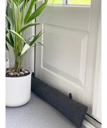 Grey Herringbone Draught Excluder - $19.39