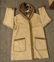 St. John&#39;s Bay Coat Jacket Sherpa-Style LARGE Toggle Button 700757 263-3642 - $46.66
