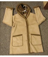 St. John&#39;s Bay Coat Jacket Sherpa-Style LARGE Toggle Button 700757 263-3642 - £37.29 GBP