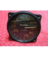 Vintage aviation Kollsman 317-361-095-21625 air speed indicator ground t... - $83.40 CAD