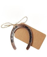 30 Wedding Favors Bulk Horseshoe Pendants Western Wholesale Tags Twine 6... - $56.42