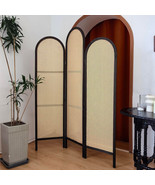 3 Panel Room Divider Screen and Folding Room Divider Panel in Arch Shape... - $479.97