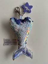 SNIGGLE KEY RING / BAG CLIP - SEQUIN MERMAID / FISH TAIL - $3.88