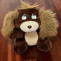 1989 Lewis Galoob Dog Plush Lost N Founds Playful Puppy Big Blue Eyes Stuffed - £14.70 GBP