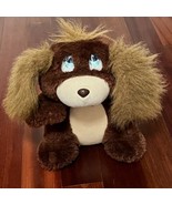 1989 Lewis Galoob Dog Plush Lost N Founds Playful Puppy Big Blue Eyes St... - $18.80