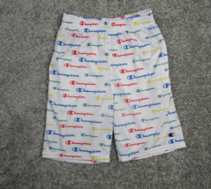 Champion Shorts Youth Large Mesh Spellout Primary Color AOP Elastic Waist - £9.43 GBP