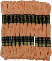 Anchor Threads Cross Stitch Stranded Cotton Thread Sewing Hand Embroidery Peach - £9.97 GBP