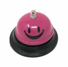 ASIAN HOME Metal Smiley Face Call Bell 3.35 Inch Diameter Desk Service B... - $6.69+