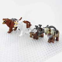 Gs and boar ram war sheep minifigures set  lord of the rings the hobbit lego compatible thumb200