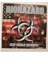2 Biohazard Flat Bio Hazard Poster New World Disorder-
show original tit... - $8.96