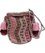 Handmade Large Wayuu Bag  Colombian Crochet Tote Mochila  Woven Tribal... - $2,194.24 MXN