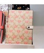 NWT Coach Notebook In Signature Canvas With Heart Print CP378 - $88.00