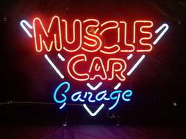 New Muscle Car Garage Beer Lamp Light Neon Sign 24&quot;x20&quot; - £200.45 GBP