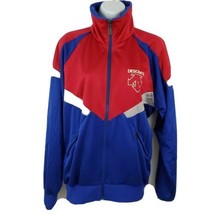 Descente Japanese Track Jacket Mens Size L Red Blue - $89.06