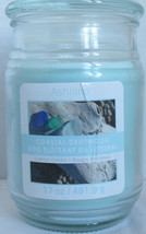 Ashland Scented Candle New 17 Oz Large Jar Single Wick Coastal Driftwood Spring - £15.66 GBP