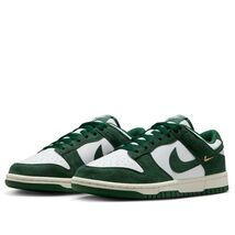 NEW Nike Dunk Low Gorge Green Gold Mini Swoosh IB4417-100 Women's Size 6 - $108.89