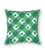 Mondxflaur Shamrock Pillow Case Covers for Sofas Polyester Decorative Home - $15.07 CAD+