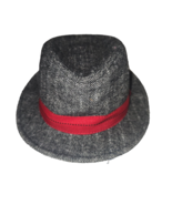Baby Cat &amp; Jack NWTS Toddler Boys Fedora Hat with tags Gray Red 6-12M - $10.95