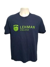 Lehman College Make a World of Difference Adult Medium Blue TShirt - £11.66 GBP