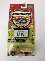 Matchbox #31 California 2001 Across America 50th Birthday Series Mattel Wheels - $11.49