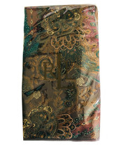 Ralph Lauren D&#39;Art Paisley Standard Sham New Old Stock Discontinued Brown Gold - £47.38 GBP