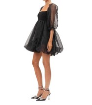 Sofie the Label Dress Organza Brown Medium Cocktail Party Mini New Puff ... - £29.82 GBP